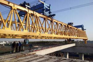 Mașină de lansare Macara de cale ferată Podul Beam Lansarea mașinii